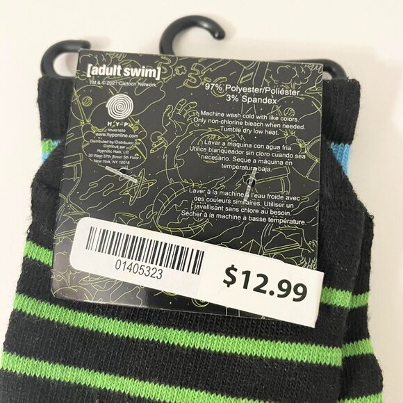 Rick and Morty Socks Shoe Size 6-12 Adult Swim - Picture 8 of 13